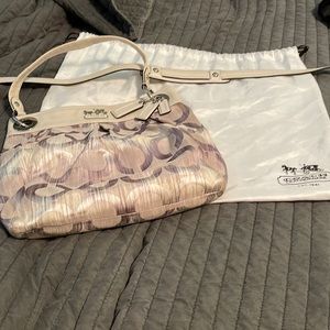 COACH iridescent purse